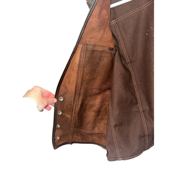 Vintage Harley-Davidson AMF Leather Vest Men’s M - Picture 4 of 15